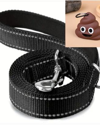 Guinzaglio  Cani 1,5 mt Robusto + porta sacchetti