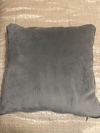 Cuscino velluto grigio