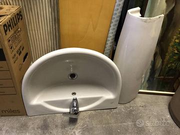 LAVABO CON COLONNA IDEAL STANDARD  MOD. ESEDRA