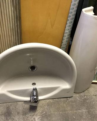 LAVABO CON COLONNA IDEAL STANDARD  MOD. ESEDRA