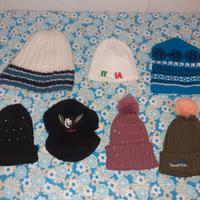 7 Cappelli Berretti Cuffie lana inverno unisex