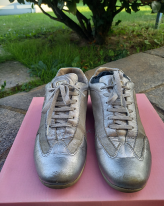 Sneakers donna Nero Giardini taglia 37 silver