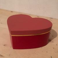SCATOLA CUORE CARTONE RIVESTITA