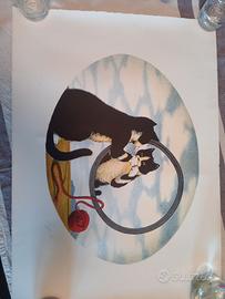 quadro gatto allo specchio di Giuliano Giuggioli