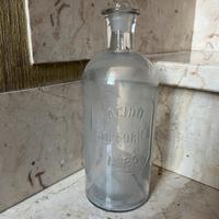 Storica Bottiglia da Farmacia Ac.Solforico Puro
