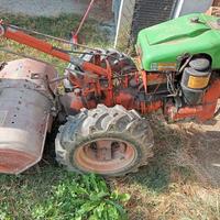 Motocoltivatore con rimorchio