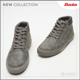 Scarpe Uomo Bata N. 42 Scarponcini Ecopelle