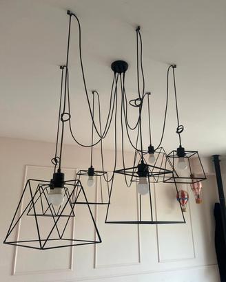 Lampadario a sei lampadine