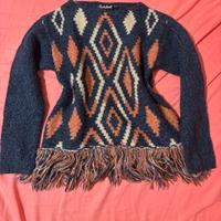 maglione bambina con frange