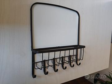 Portachiavi da muro con lavagnetta 