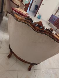 divano anni 60 capitonnè 