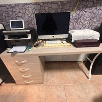 Scrivania in legno chateau d'Ax + Sedia