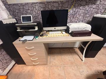 Scrivania in legno chateau d'Ax + Sedia