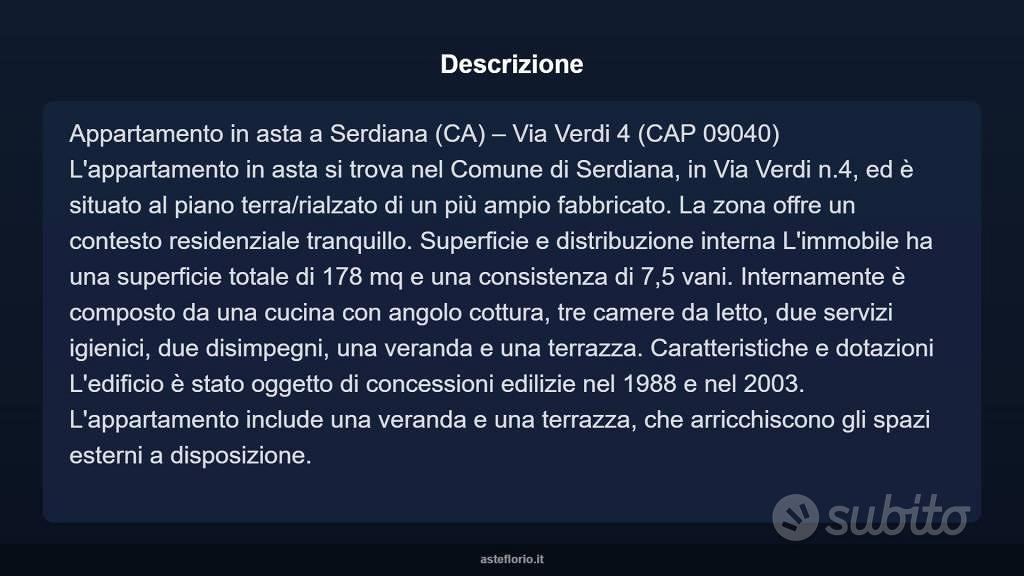 Appartamento – Serdiana, Casteddu/Cagliari - Vista 3