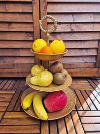 Alzata 3 Piani Vintage "Diamond Laveno" - Ceramica