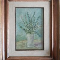 Quadro a Olio 'Vaso fiori' mis.41x50