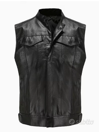 gilet pelle PU