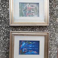 Dipinti astratti "Alge Marine" Supporto Grumbacher