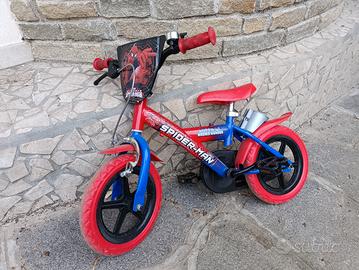 bicicletta spider-man 12 pollici 