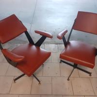 Sedie/poltrone da barbiere atelier vintage