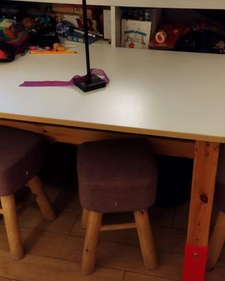 Tavolino legno per bambini