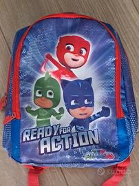 Zainetto bimbo 2 tasche PJMask
