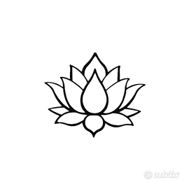 Decorazione Parete Fiore di Loto, Wall Art Yoga Ze