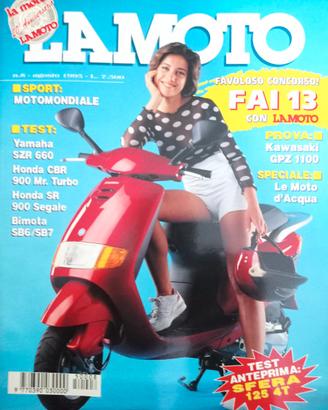 Rivista LA MOTO numero 8 anno 1995