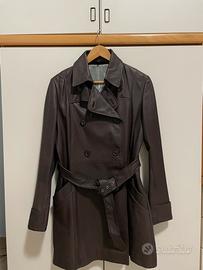 Trench cappotto Paul Smith marrone vera pelle
