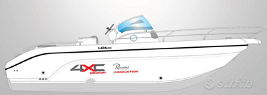 4XC H26CC by Ranieri International + Honda BF250D