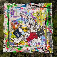 Quadro Luxury Disney Bugs Bunny PopArt mlderna