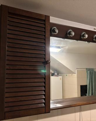 Mobile bagno con specchio