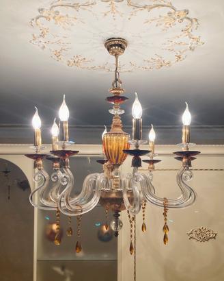 Lampadario in cristallo