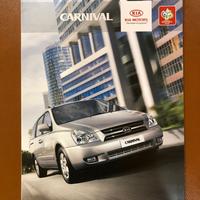 Depliant brochure kia carnival