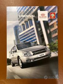 Depliant brochure kia carnival