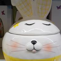 coniglietto in ceramica portadolci