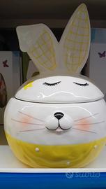 coniglietto in ceramica portadolci