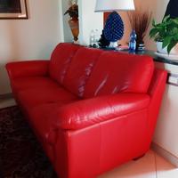 Divano in Pelle tre posti