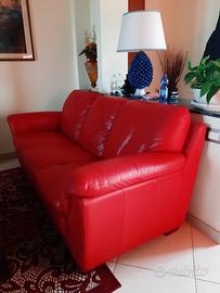 Divano in Pelle tre posti