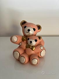 Statuetta THUN Vintage - Coppia di Orsetti Teddy