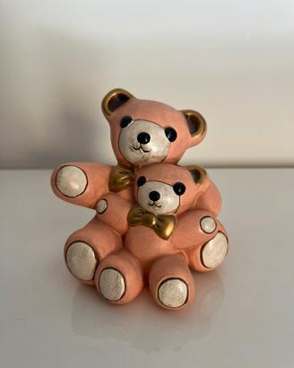Statuetta THUN Vintage - Coppia di Orsetti Teddy