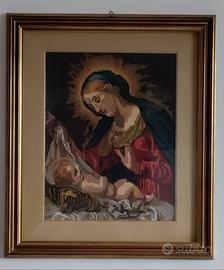 Punto e croce. Madonna con bambino