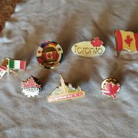 Lotto Sette distintivi pins CANADA