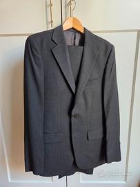 Abito uomo elegante grigio scuro lana ZARA tg. 46