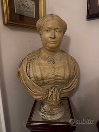 BUSTO FEMMINILE IN GESSO