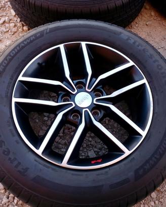 cerchi e gomme nuove 18 originali jeep 