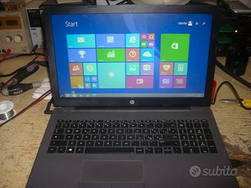 notebook hp  con h.d. ssd da240gb