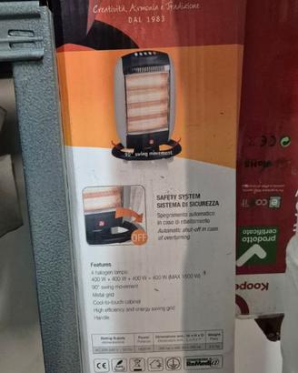 Stufa alogena oscillante CAT 1600W