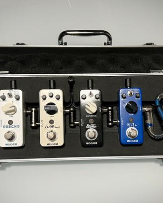 Pedaliera pedalini Mooer con Flycase e cablaggi