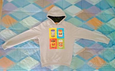 Felpa cappuccio Simpson originale mai indossata